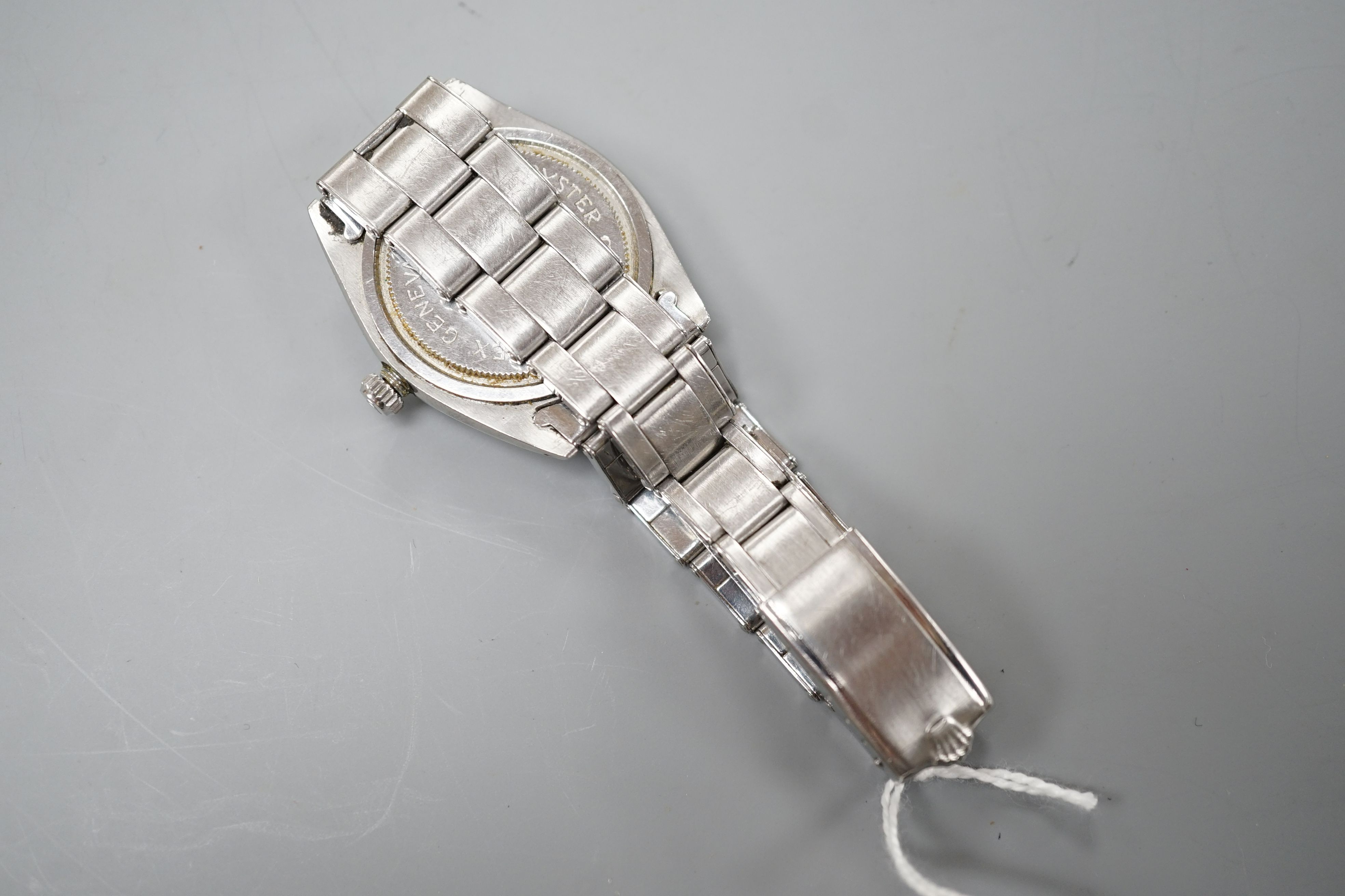 A gentleman’s steel Tudor Oysterdate wrist watch